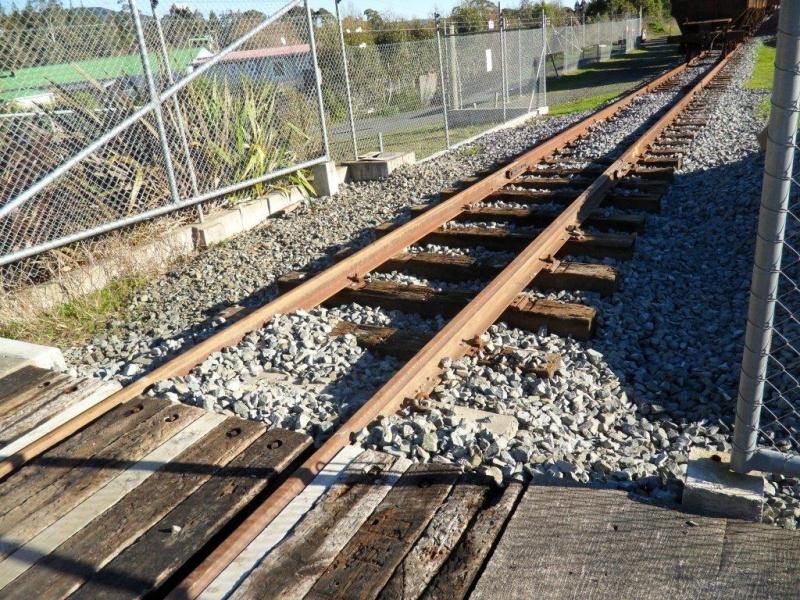 View of the completed track on 7 July. Photo:Glenn Fitzgerald.