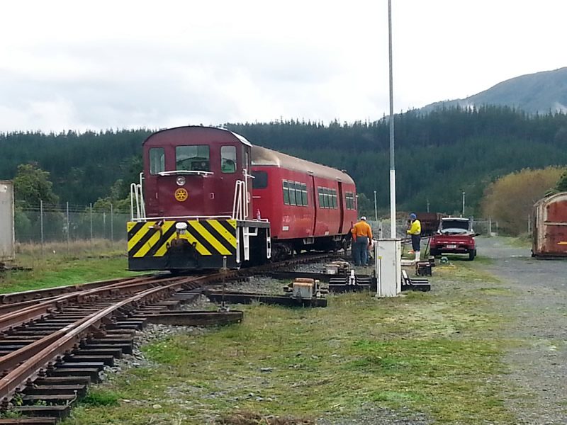 View along our line of Tr189 and D2411 on Saturday 10 May