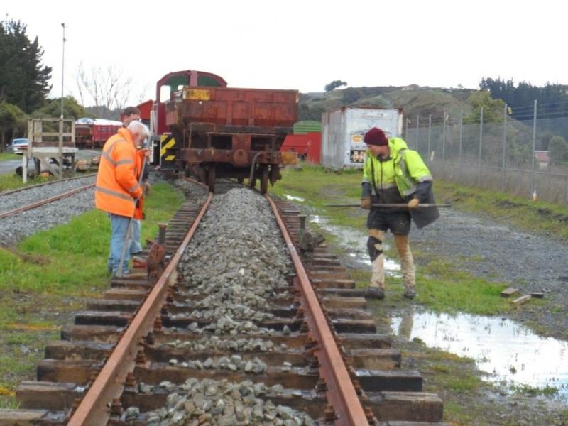 Looking along the loop after one of the ballast drops