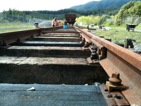 50kg/m mainline track at Maymorn