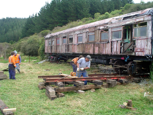 Moving carriage through 30 degrees