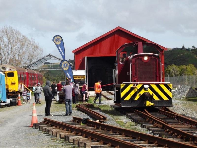 Overview of the Maymorn yard set up for train running